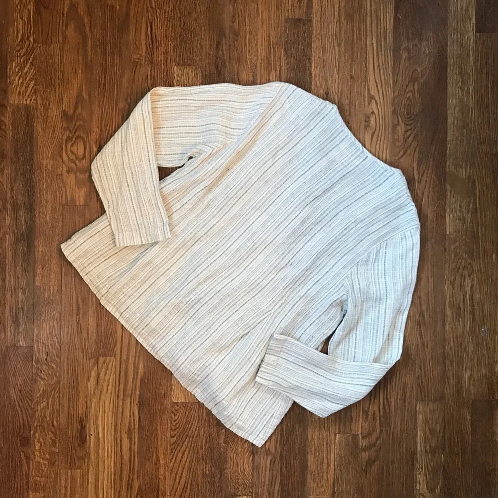 Flax Linen Button Down Shirt - Picture 5 of 5